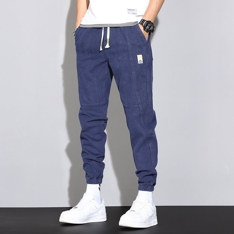 best Men's Jeans Plus Fat Plus Size Handsome Girdled Casual Long Pants Pants shop online at M2K Trends for mens pants