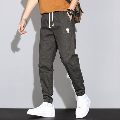 best Men's Jeans Plus Fat Plus Size Handsome Girdled Casual Long Pants Pants shop online at M2K Trends for mens pants