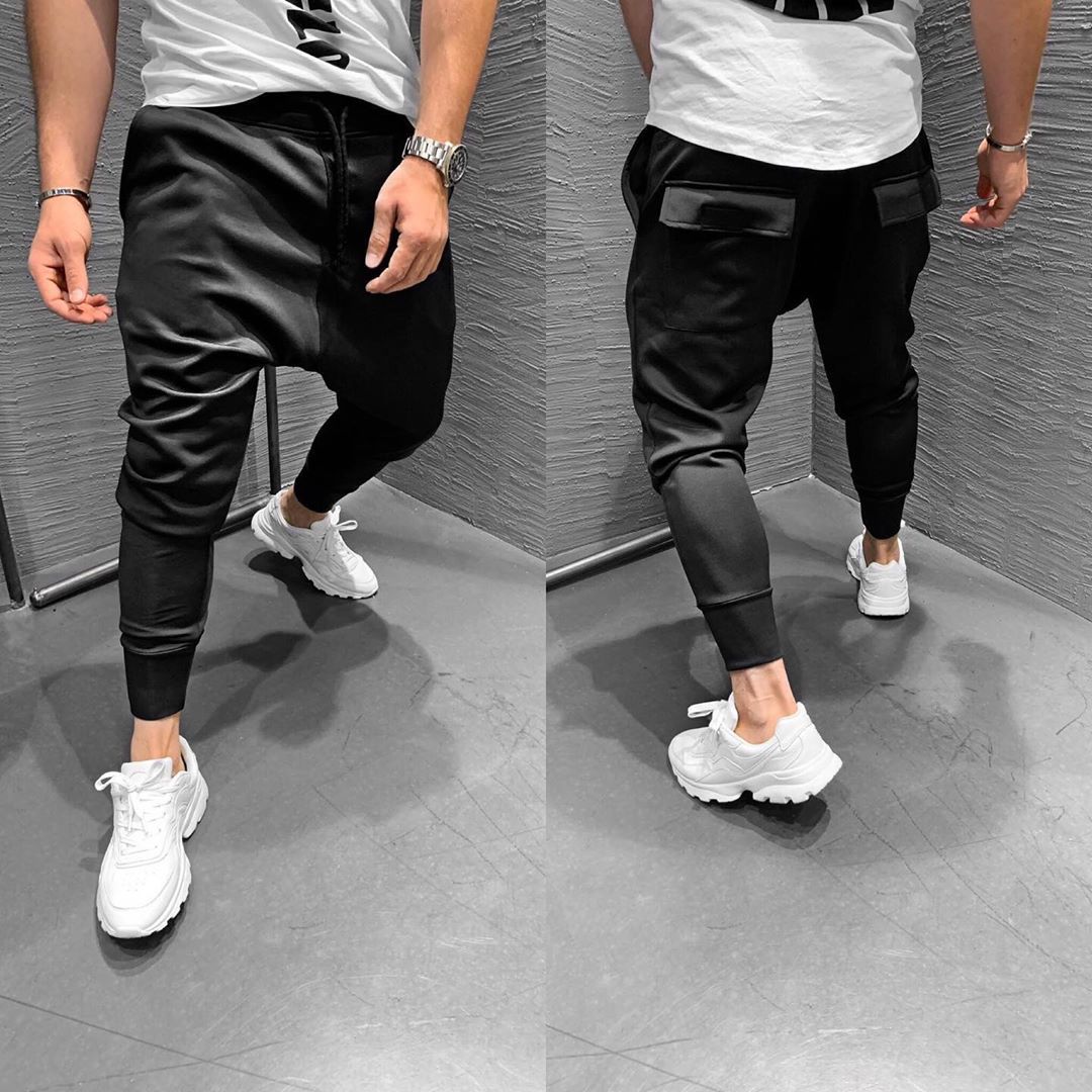 best Men's Jogging Pants Fitness Leisure Slim Stretch Running Sports Trousers Pants shop online at M2K Trends for mens pants