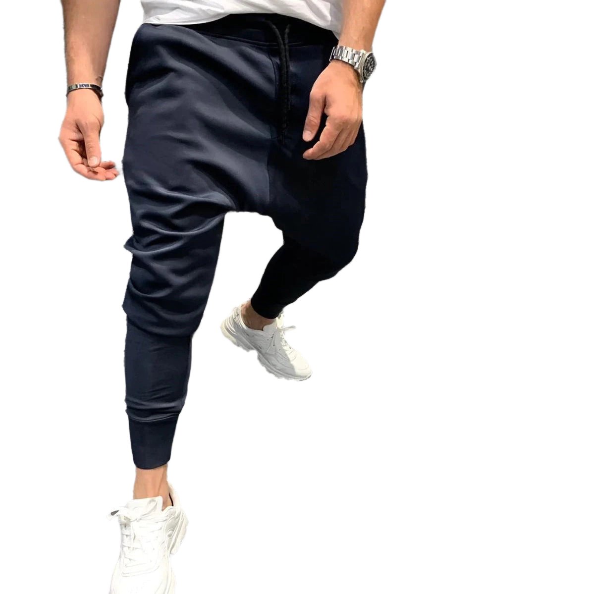 best Men's Jogging Pants Fitness Leisure Slim Stretch Running Sports Trousers Pants shop online at M2K Trends for mens pants