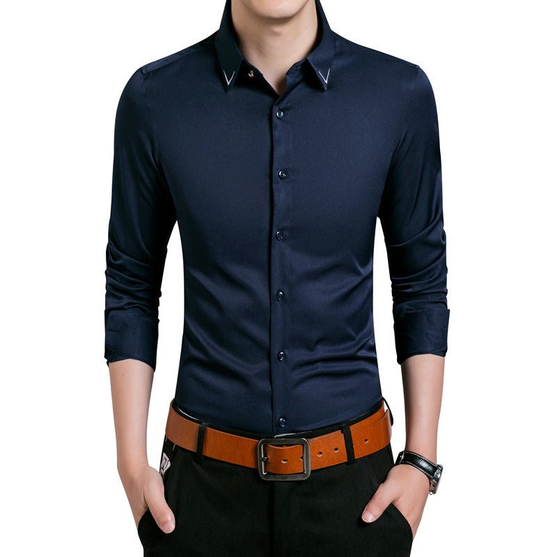 best Men's solid color long sleeve shirt Shirts & Tops shop online at M2K Trends for black t shirt women