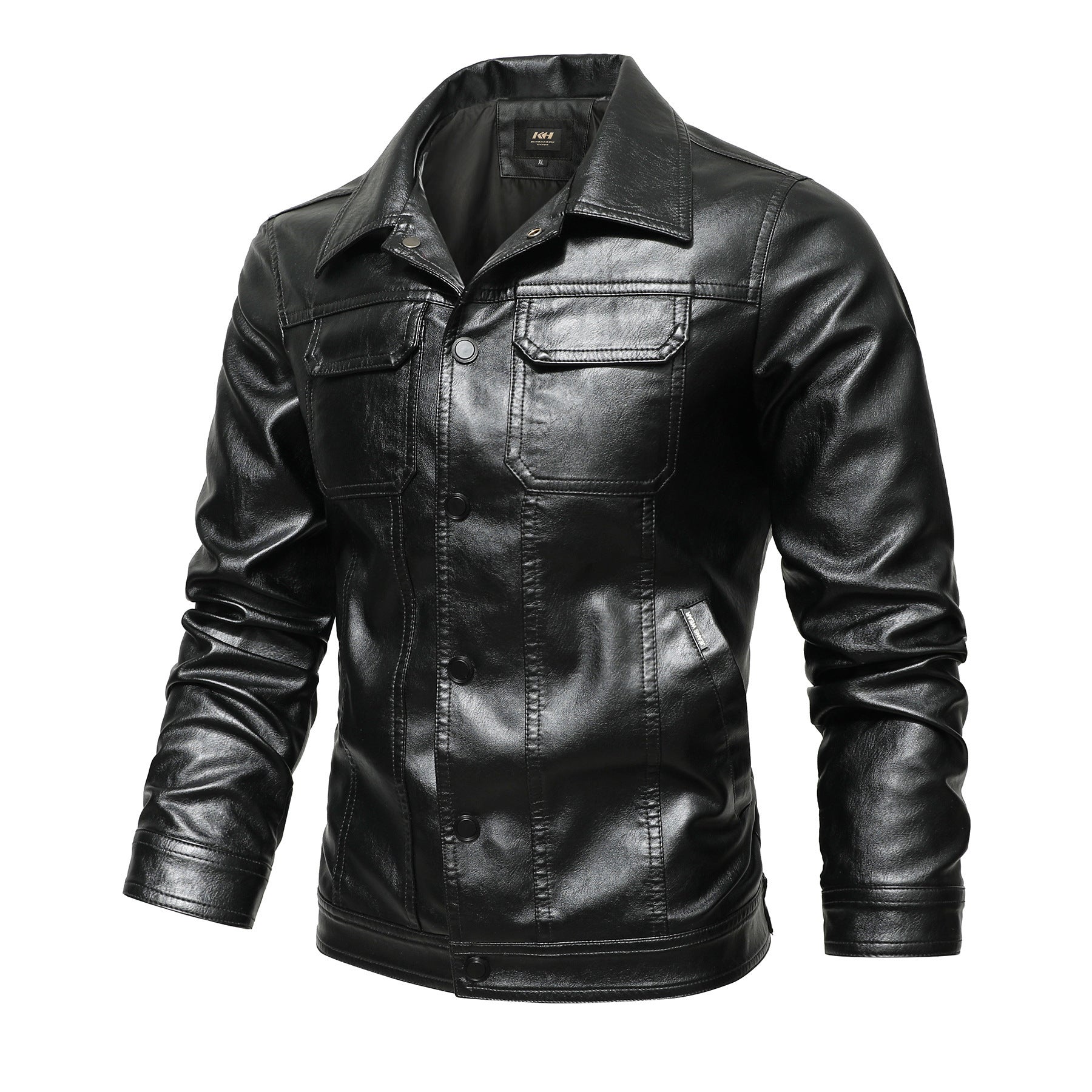 best Men's Spring And Autumn Workwear Leather Jacket 0 shop online at M2K Trends for