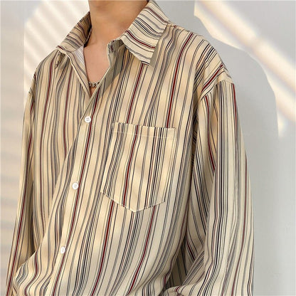 best Mens Temperament Fashion Casual Printed Shirt 0 shop online at M2K Trends for