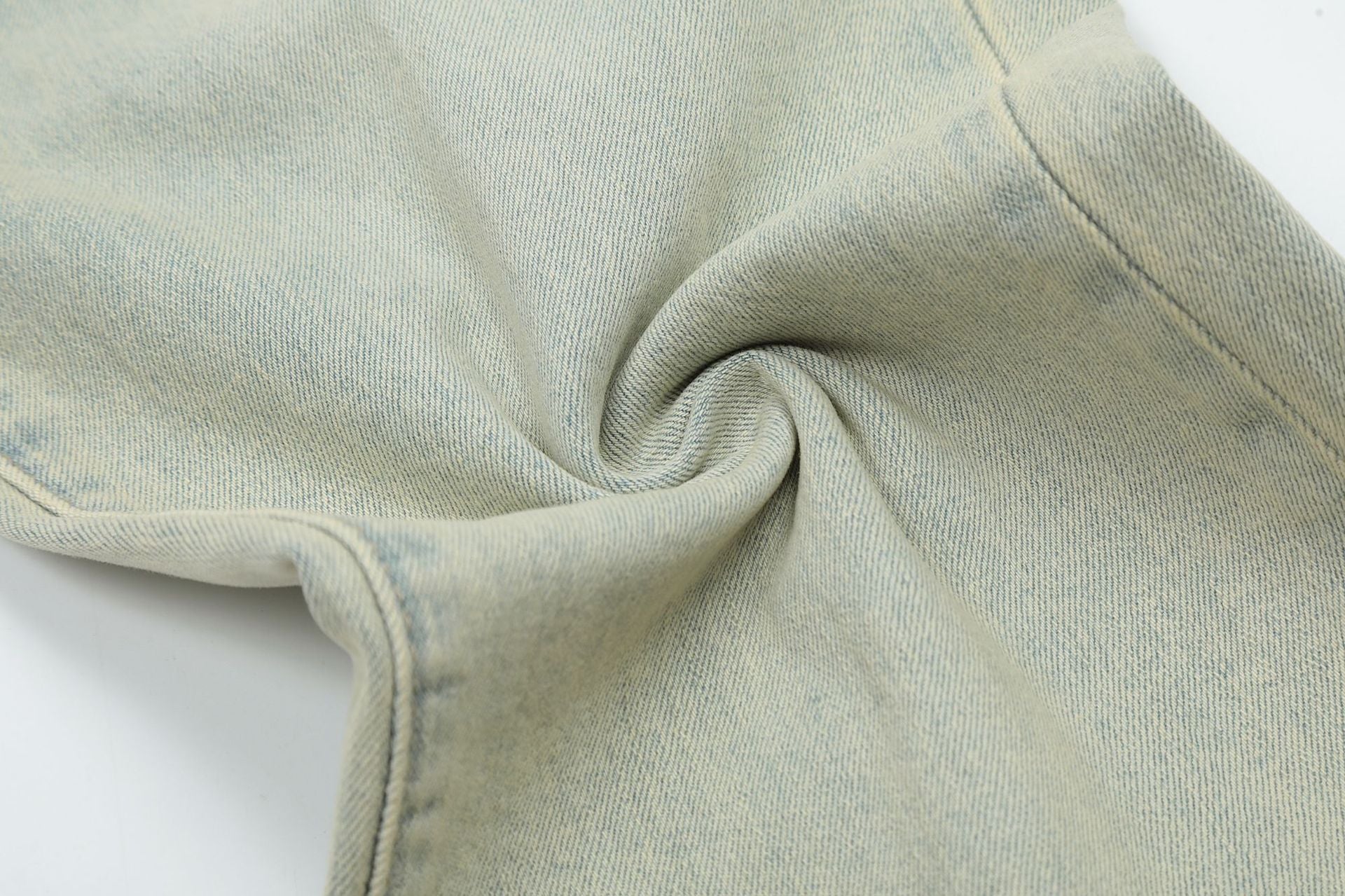 best Men's Washed Embroidered Straight Leg Denim Trousers 0 shop online at M2K Trends for mens pants