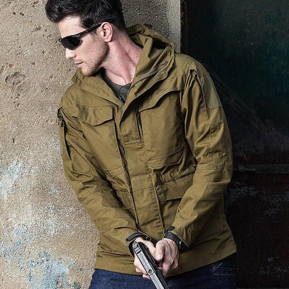 best Men's Waterproof Jacket Military Tactical Windshield Autumn Army Camouflage Husband Men Windbreaker Hood Coat Bomber Male Jacket shop online at M2K Trends for