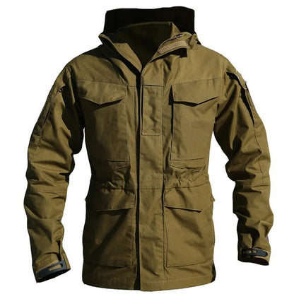 best Men's Waterproof Jacket Military Tactical Windshield Autumn Army Camouflage Husband Men Windbreaker Hood Coat Bomber Male Jacket shop online at M2K Trends for