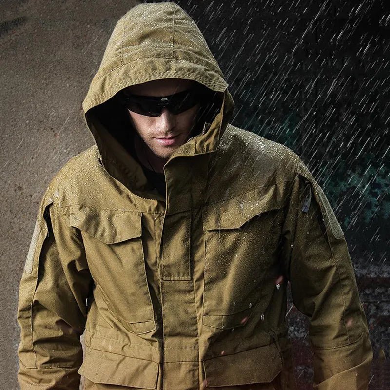 best Men's Waterproof Jacket Military Tactical Windshield Autumn Army Camouflage Husband Men Windbreaker Hood Coat Bomber Male Jacket shop online at M2K Trends for