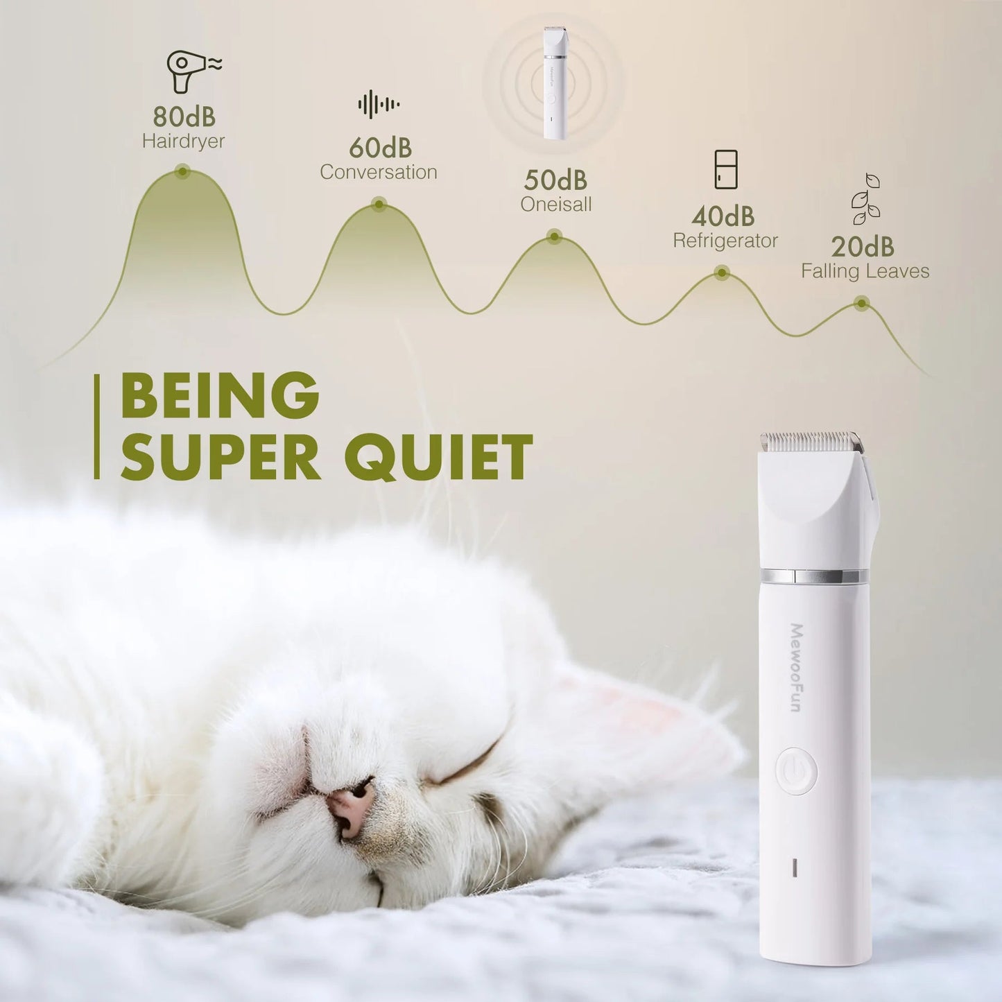 best Mewoofun 4 in 1 Pet Electric Hair Clipper with 4 Blades Grooming Trimmer Nail Grinder Professional Recharge Haircut For Dogs Cat shop online at M2K Trends for