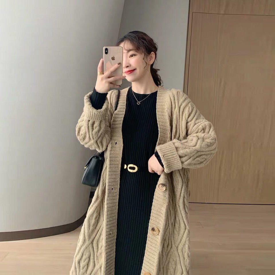 best Mid-length Twist Sweater Knit Sweater 0 shop online at M2K Trends for