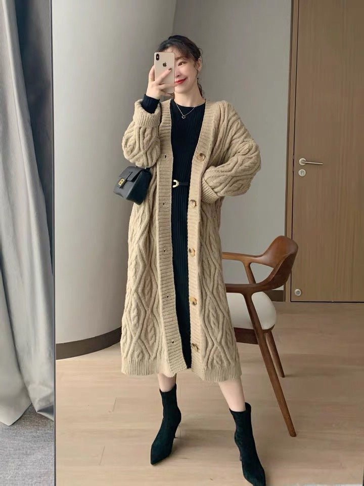 best Mid-length Twist Sweater Knit Sweater 0 shop online at M2K Trends for