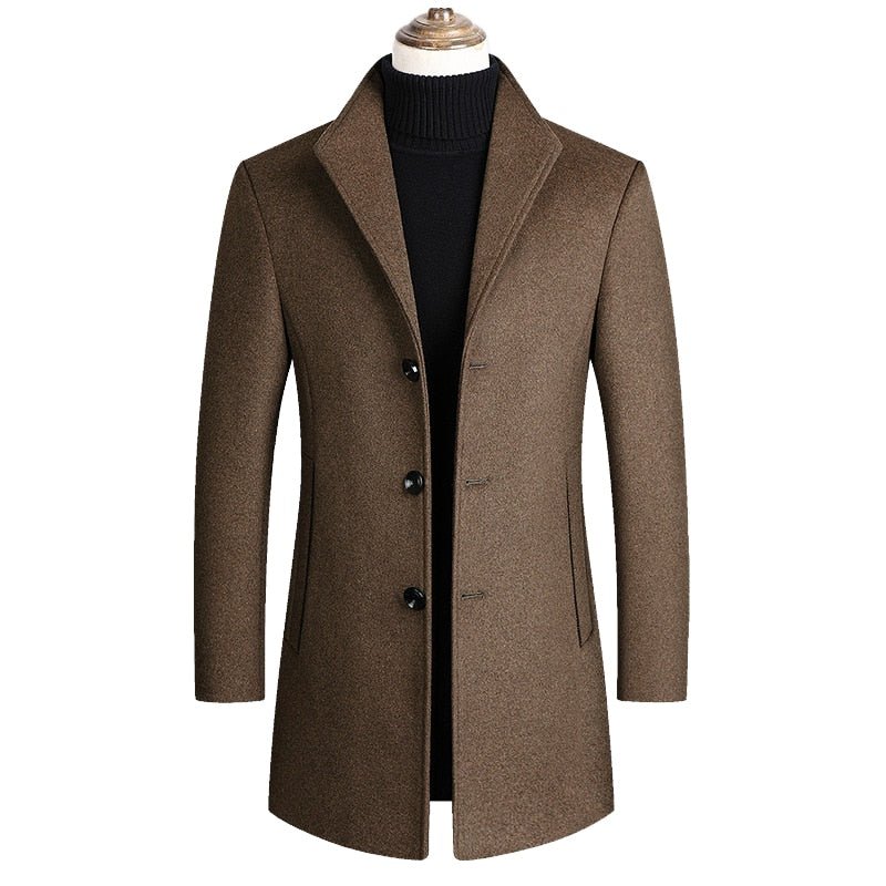 best Mountainskin Men Wool Blends Coats Autumn Winter New Solid Color High Quality Men's Wool Jacket Luxurious Brand Clothing SA837 0 shop online at M2K Trends for