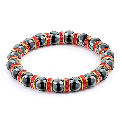 best Natural Stone Men's Bracelets Charm Women Lucky Hematite Crystal Beads Bracelets Couple Distance Bangles Elastic Energy Jewelry 0 shop online at M2K Trends for