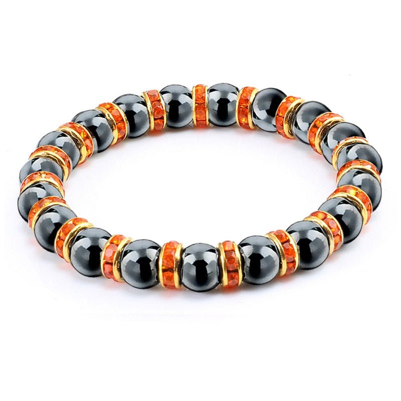 best Natural Stone Men's Bracelets Charm Women Lucky Hematite Crystal Beads Bracelets Couple Distance Bangles Elastic Energy Jewelry 0 shop online at M2K Trends for