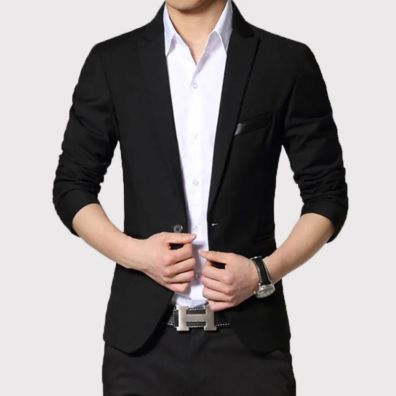 best New Arrival high quality Men Suit Single Button Leisure Blazers Jacket Men men's Korean Fashion Slim Fit Casual Blazer suits shop online at M2K Trends for