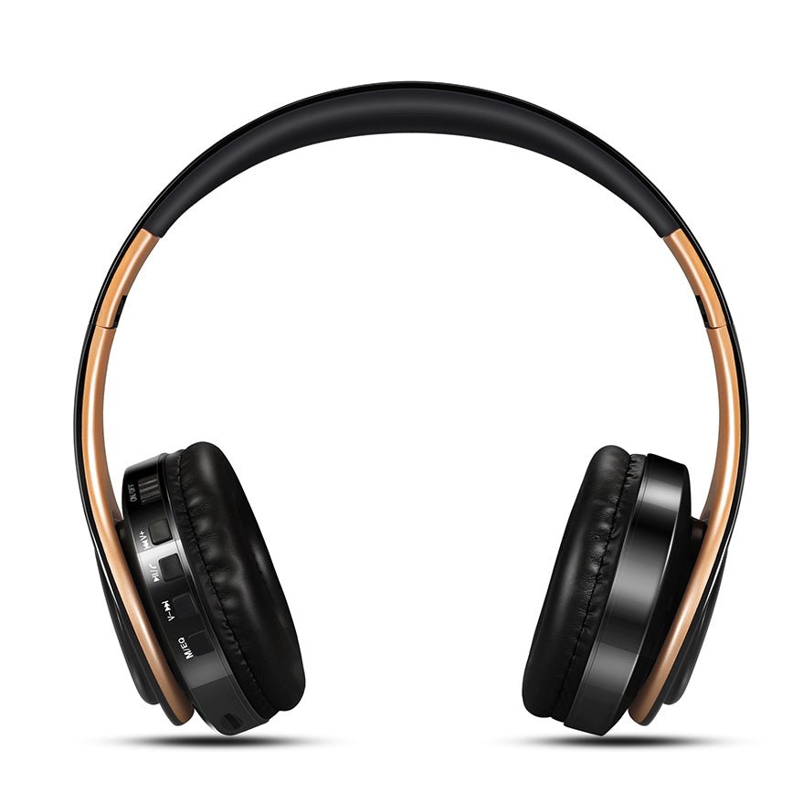 best New Arrival !! Shinning Gold Colors Bluetooth Headphones Wireless Audio & Video shop online at M2K Trends for Bluetooth Earphones & Headphones