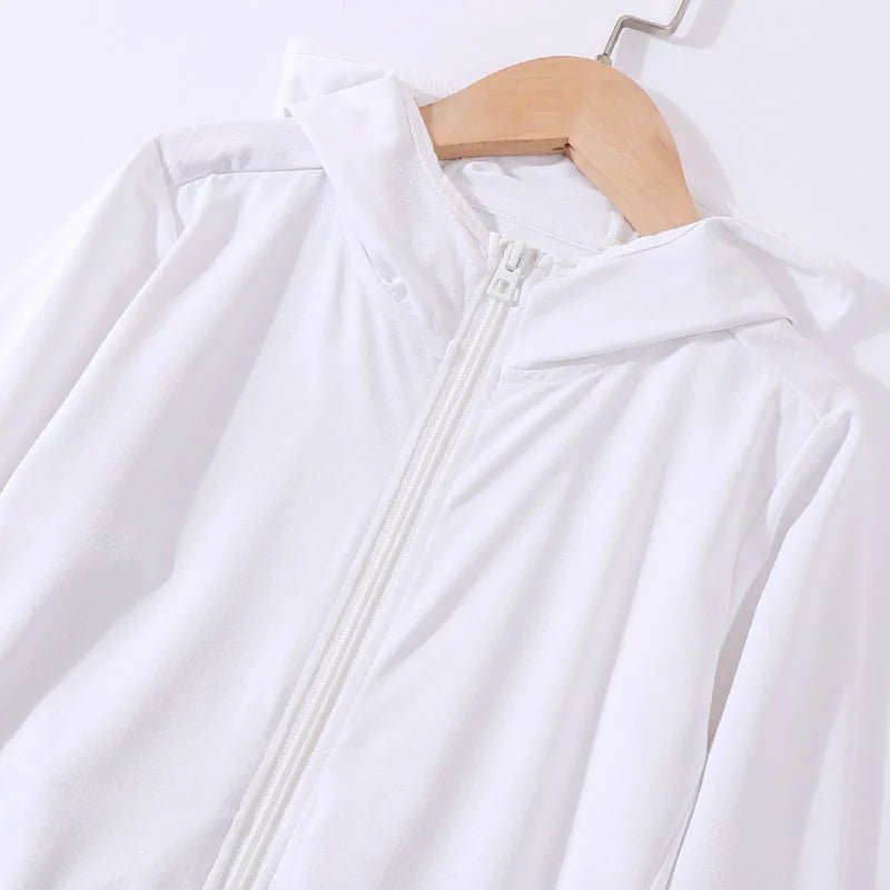 best new arrived summer Children girl boy Sunscreen clothing kids baby top coat teenager 110-180 3-18year students jacket with hat shop online at M2K Trends for