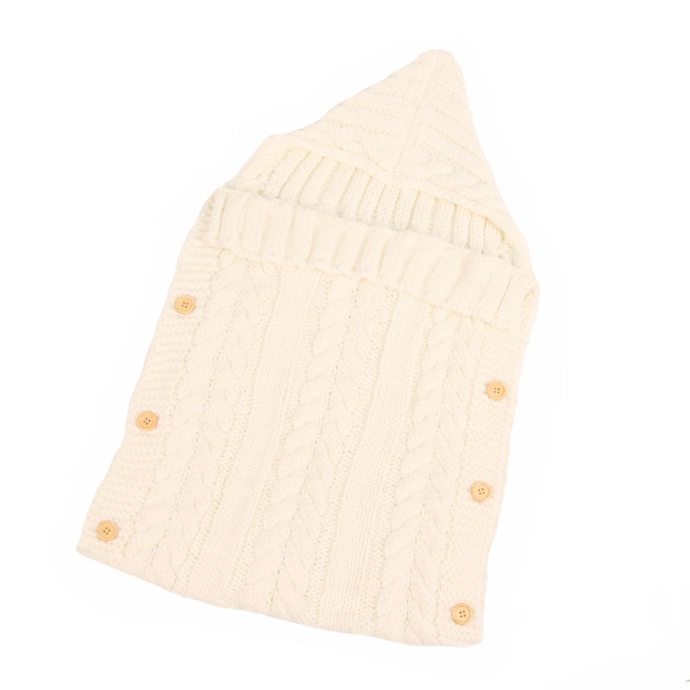 best New Autumn Winter Newborn Baby Boy Girl Knit Sleeping Bag Clothes Infant Baby Pure Color Hold Blanket 0 shop online at M2K Trends for