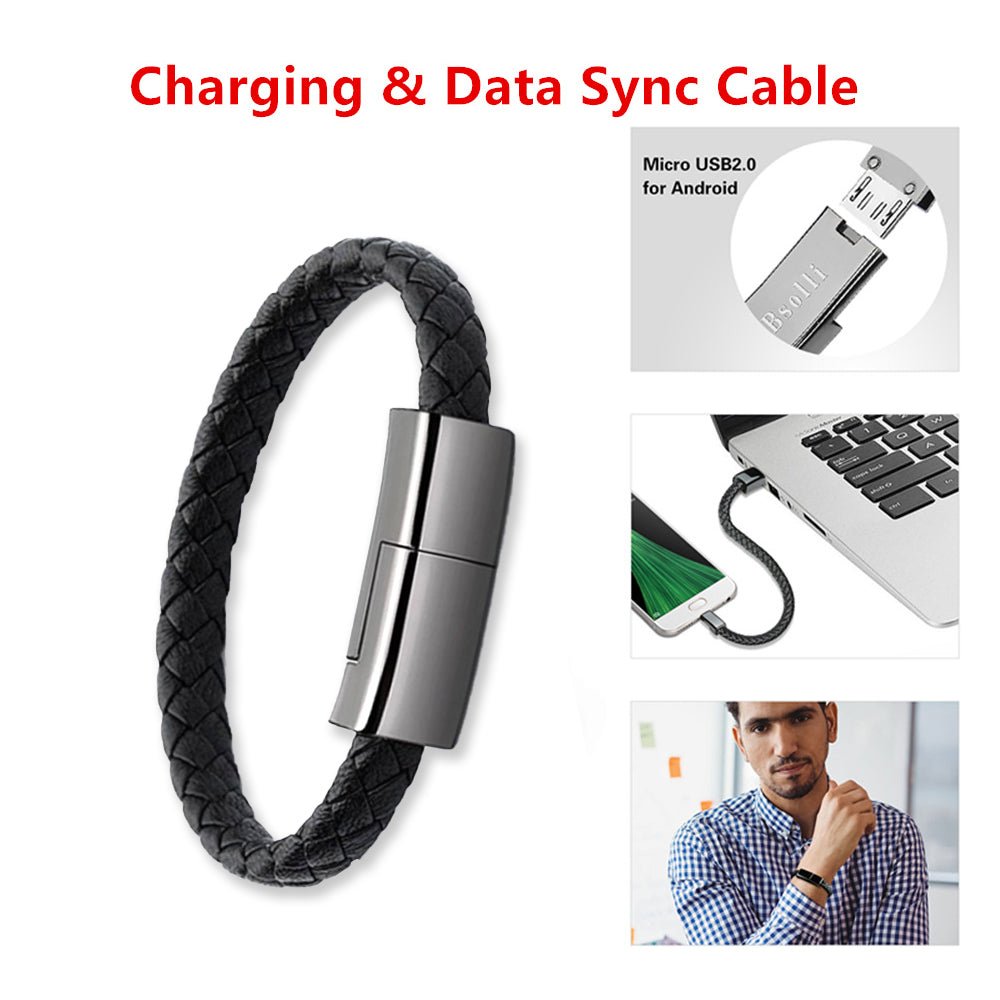 best New Bracelet Charger USB Charging Cable Data Charging Cord For IPhone14 13 Max USB C Cable For Phone Micro Cable 0 shop online at M2K Trends for