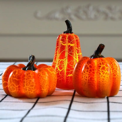 best New Halloween Pumpkin Lantern Simulation Pumpkin LED Candle Lamp Resin Luminous Pumpkin 0 shop online at M2K Trends for