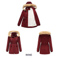 best New Jacket Coat Women's Fashion Long Sleeve Solid Hooded Parkas Thick Warm Simple Zipper Cotton Outwear Female Winter Clothing Jackets & Coats shop online at M2K Trends for New Jacket Coat Women's Fashion Long Sleeve Solid Hooded Parkas Thick Warm Simple Zipper Cotton Outwear Female Winter Clothing