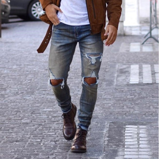 best New Jeans Men's Cross-border Hot Sale On Amazon 0 shop online at M2K Trends for