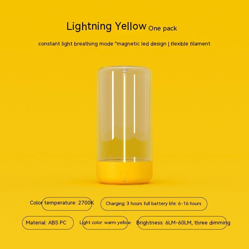 best New LED Camping Light Type-c Rechargeable Portable Night Light With High Transparency And Anti Drop Creative Atmosphere Light 0 shop online at M2K Trends for lights