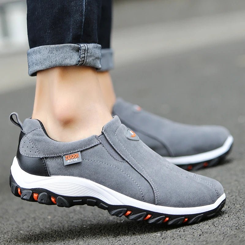 best New Men's Casual Sneakers Outdoor Light Slip on Walking Shoes for Men Loafers Breathable Flat Shoes Male Footwear Plus Size 48 shop online at M2K Trends for