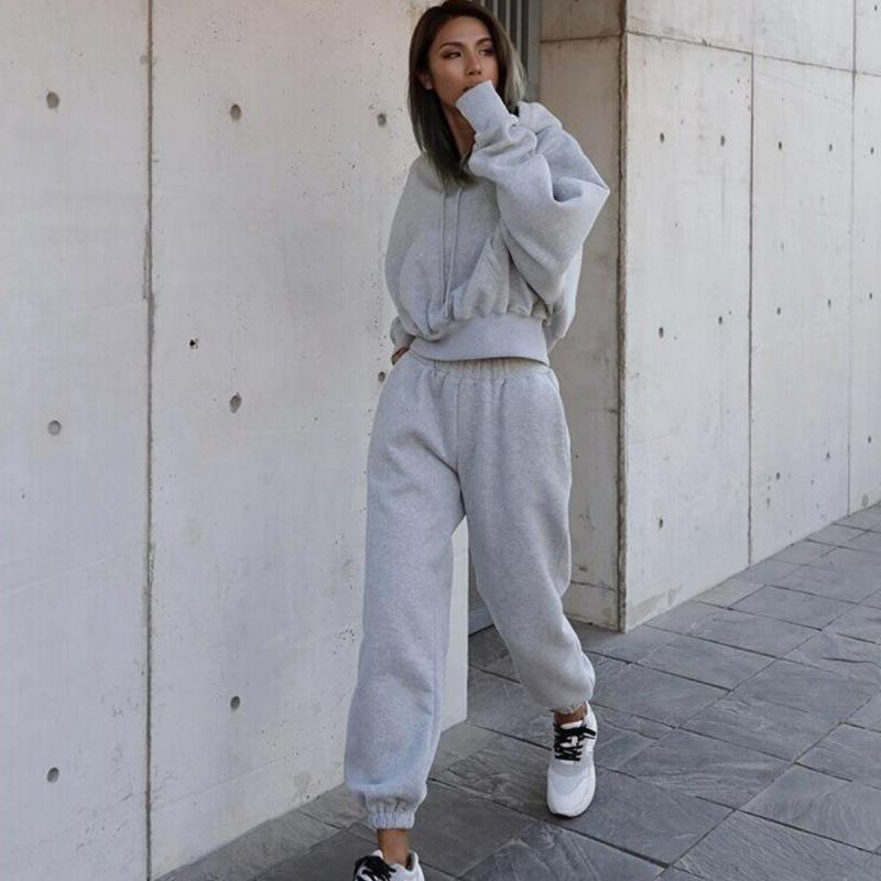 best New Style Autumn And Winter Women's New Casual Hoodie Coat Sports Suit New Style Autumn And Winter Women's New Casual Hoodie Coat Sports Suit shop online at M2K Trends for New Style Autumn And Winter Women's New Casual Hoodie Coat Sports Suit