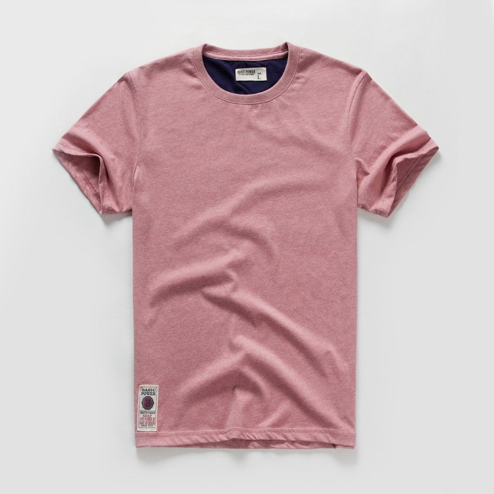 best New Summer Men's t-shirt Cotton Solid T shirt Men Causal O-neck Basic tshirt Male High Quality Classical tops 0 shop online at M2K Trends for