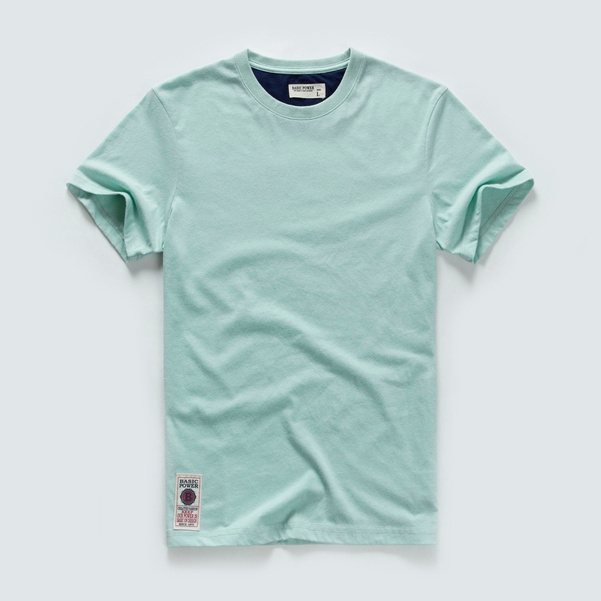 best New Summer Men's t-shirt Cotton Solid T shirt Men Causal O-neck Basic tshirt Male High Quality Classical tops 0 shop online at M2K Trends for