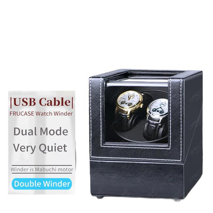 best [Newly Upgraded] FRUCASE PU Watch Winder for Automatic Watches Watch Box 1-0 / 2-0 Jewelry & Watches shop online at M2K Trends for