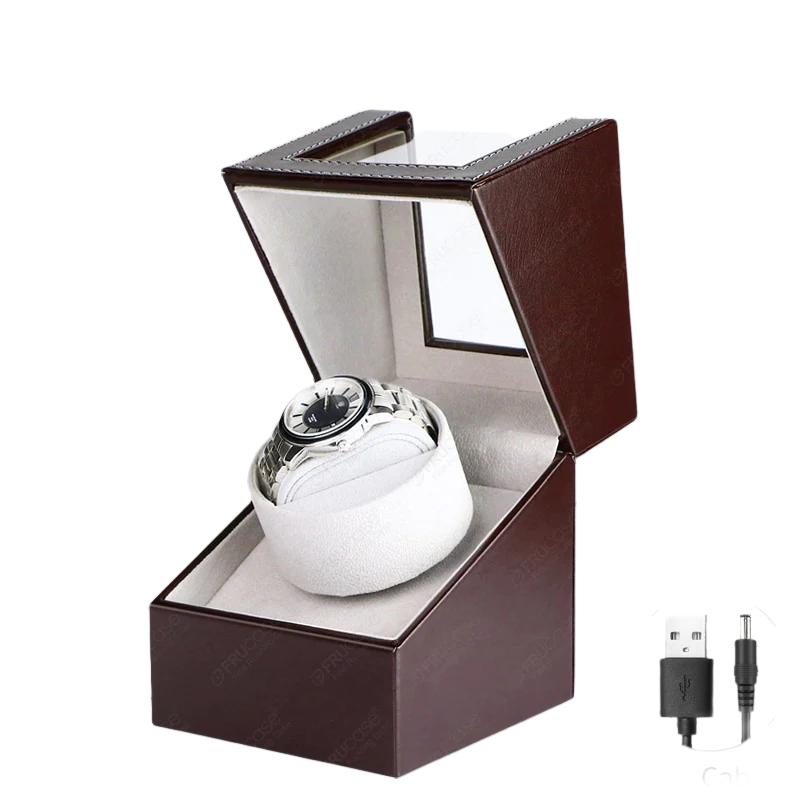 best [Newly Upgraded] FRUCASE PU Watch Winder for Automatic Watches Watch Box 1-0 / 2-0 Jewelry & Watches shop online at M2K Trends for