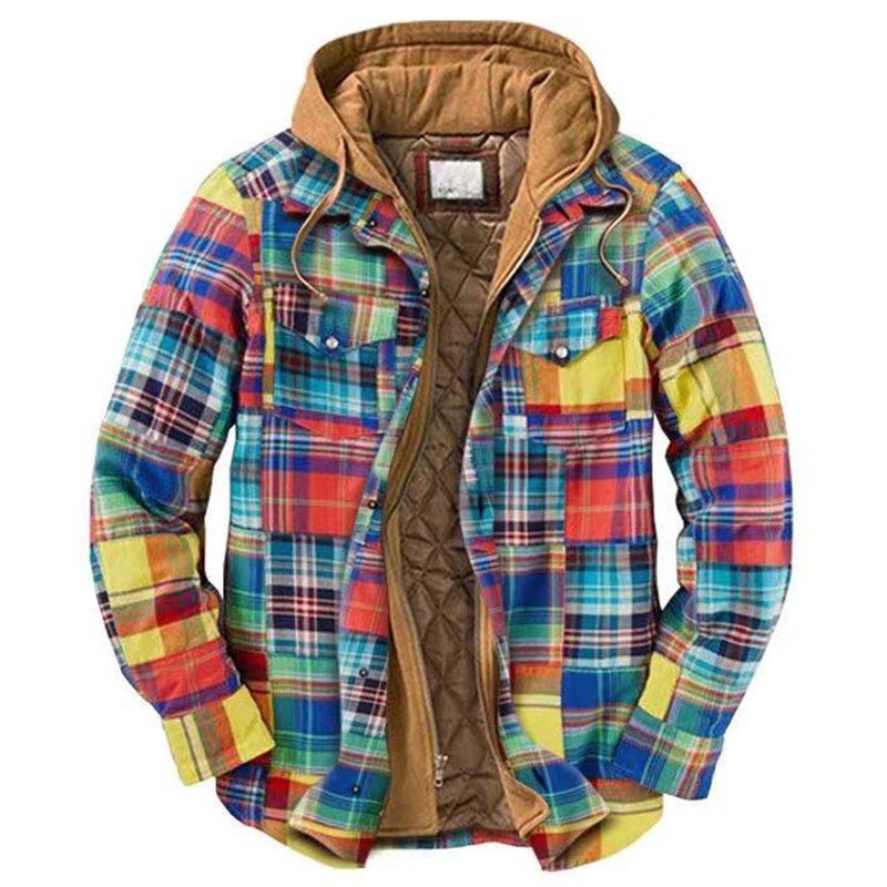 best Non-Positioning Printed Loose Hooded Jacket Coat Shirt 0 shop online at M2K Trends for