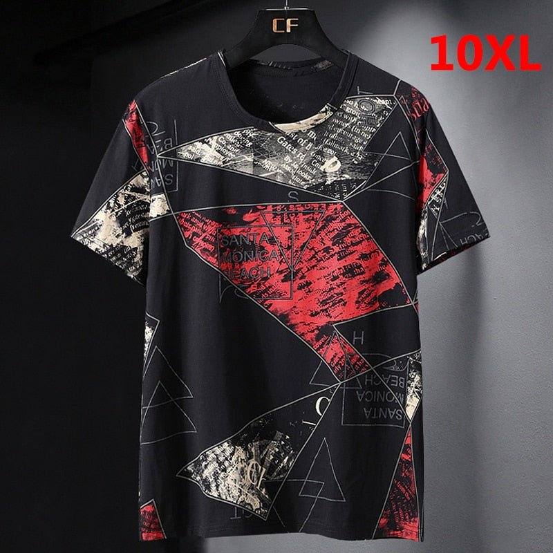 best Oversize T-shirts Men Big Size 10XL Tops Tees Summer Hip Hop Casual Print Tshirts Plus Size 9XL10XL Clothes Cool HX455 0 shop online at M2K Trends for
