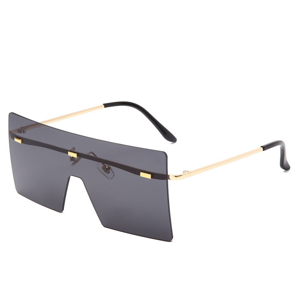 best Oversized Rimless Sunglasses Fashion Women Metal Gradient Sun glasses Luxury Lady Sunglass Eyewear UV400 Shades gafas de sol 0 shop online at M2K Trends for