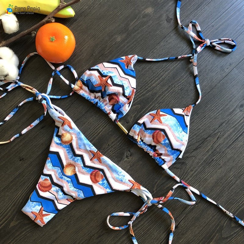best Para Praia 17 Colors New Bandage Micro Bikini Mini Halter Bathing Suit Brazilian Swimsuit Thong Bikini Set Push Up Biquini 2023 0 shop online at M2K Trends for