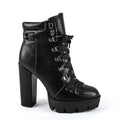 best Perixir Fashion Platform Ankle Boots Women 2020 Spring Autumn Black Leather 12cm Thick Heel Boots Ladies Worker Womens Boots 0 shop online at M2K Trends for