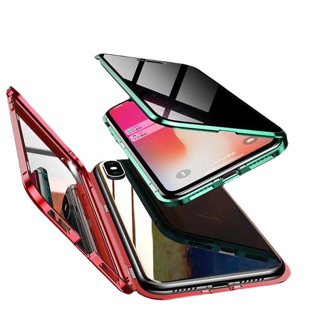 best Phone Case Anti-peep Magnetic Protective Shell Magnetic Privacy Glass Case For Phone Accessories shop online at M2K Trends for