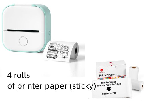 best Portable Mini Thermal Label Printer Home Photo Printer Student Wrong Question Printer Bluetooth Mini Label Printer Price Tag Portable Mini Thermal Label Printer shop online at M2K Trends for Home Photo Printer Student