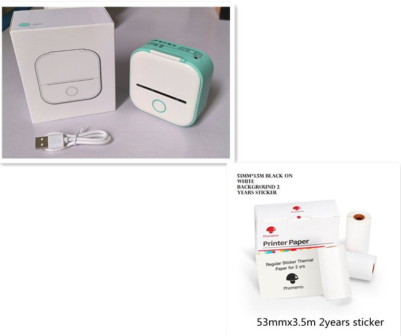 best Portable Mini Thermal Label Printer Home Photo Printer Student Wrong Question Printer Bluetooth Mini Label Printer Price Tag Portable Mini Thermal Label Printer shop online at M2K Trends for Home Photo Printer Student