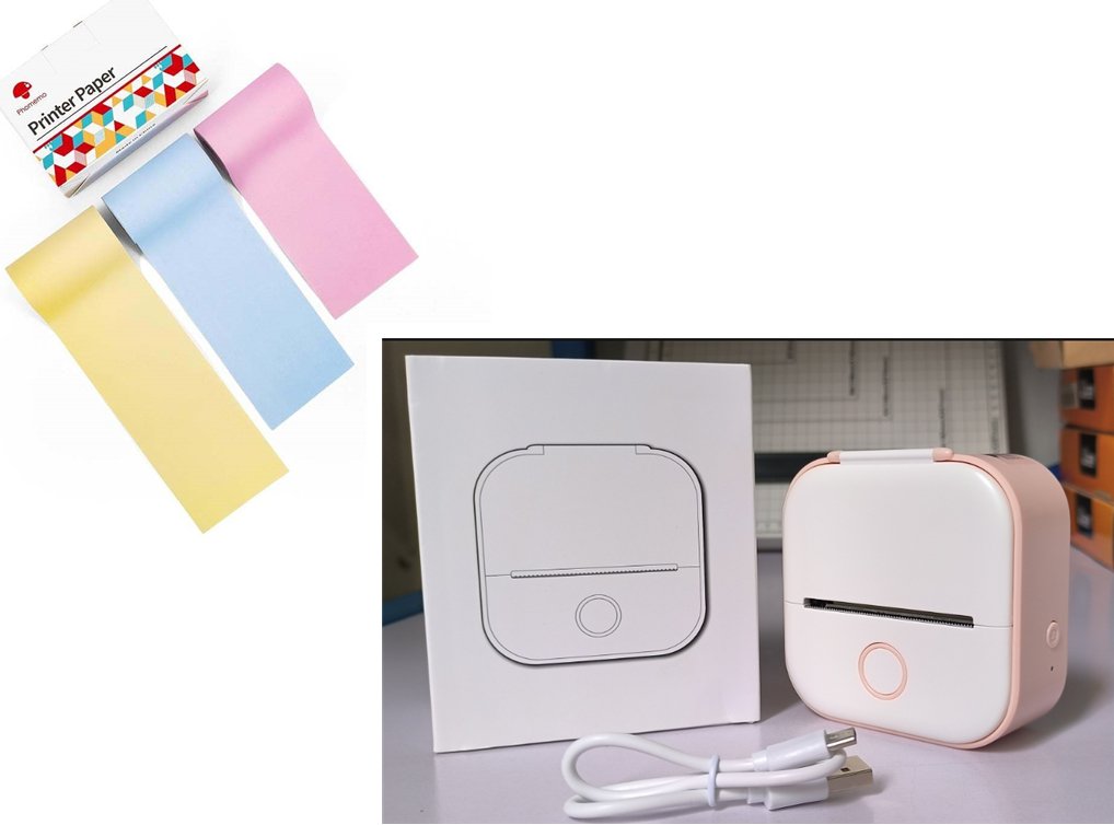 best Portable Mini Thermal Label Printer Home Photo Printer Student Wrong Question Printer Bluetooth Mini Label Printer Price Tag Portable Mini Thermal Label Printer shop online at M2K Trends for Home Photo Printer Student