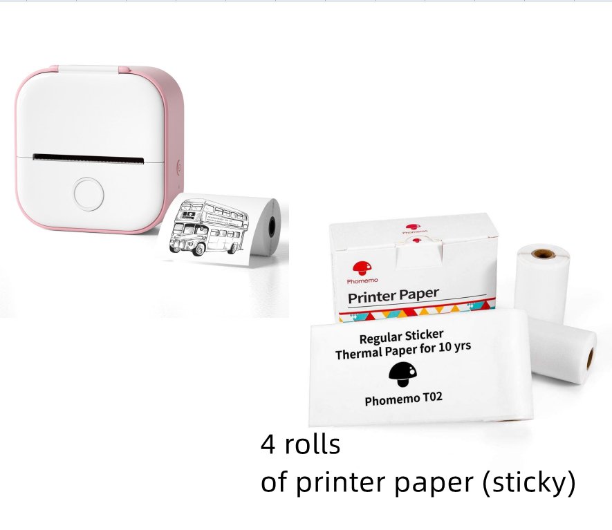 best Portable Mini Thermal Label Printer Home Photo Printer Student Wrong Question Printer Bluetooth Mini Label Printer Price Tag Portable Mini Thermal Label Printer shop online at M2K Trends for Home Photo Printer Student