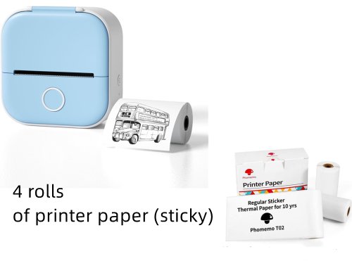 best Portable Mini Thermal Label Printer Home Photo Printer Student Wrong Question Printer Bluetooth Mini Label Printer Price Tag Portable Mini Thermal Label Printer shop online at M2K Trends for Home Photo Printer Student