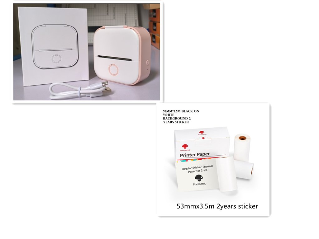 best Portable Mini Thermal Label Printer Home Photo Printer Student Wrong Question Printer Bluetooth Mini Label Printer Price Tag Portable Mini Thermal Label Printer shop online at M2K Trends for Home Photo Printer Student