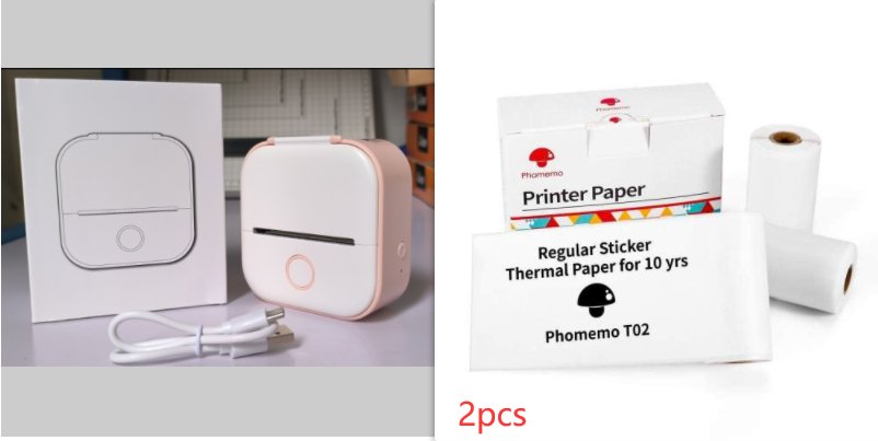 best Portable Mini Thermal Label Printer Home Photo Printer Student Wrong Question Printer Bluetooth Mini Label Printer Price Tag Portable Mini Thermal Label Printer shop online at M2K Trends for Home Photo Printer Student