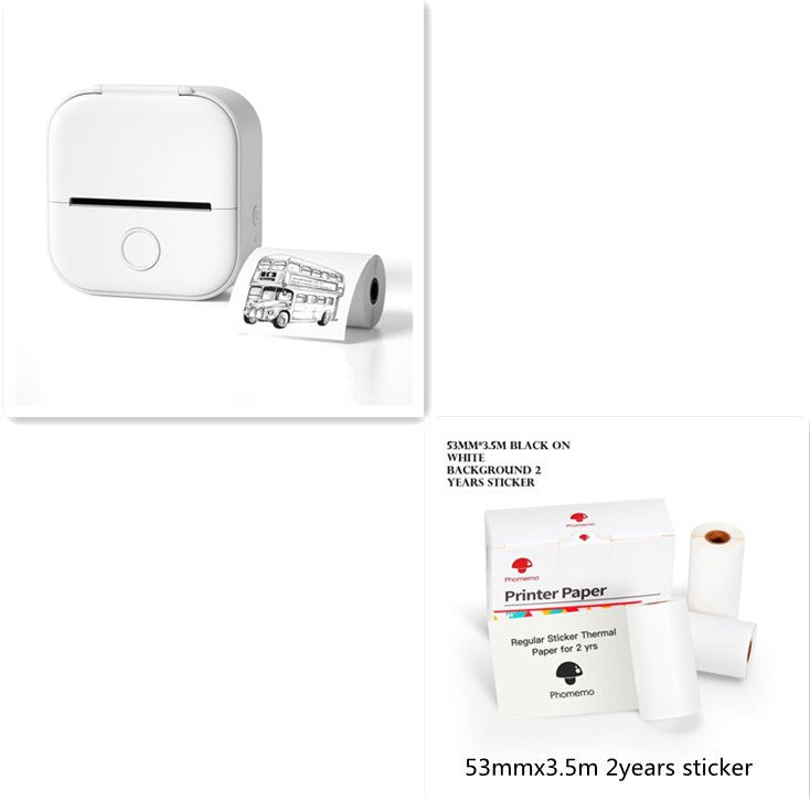 best Portable Mini Thermal Label Printer Home Photo Printer Student Wrong Question Printer Bluetooth Mini Label Printer Price Tag Portable Mini Thermal Label Printer shop online at M2K Trends for Home Photo Printer Student