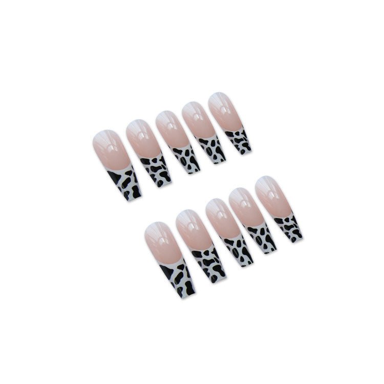 best Press On Nails Leopard Print Long Ballet Fake Nail Nails Accessories shop online at M2K Trends for