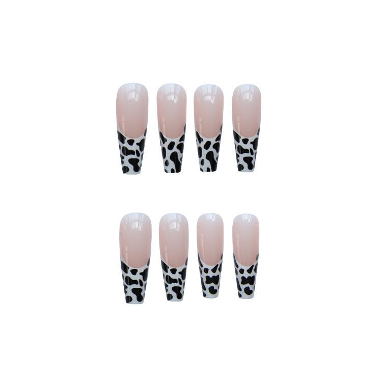 best Press On Nails Leopard Print Long Ballet Fake Nail Nails Accessories shop online at M2K Trends for