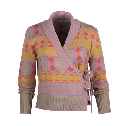 best Printed sweater casual cardigan sweater 0 shop online at M2K Trends for