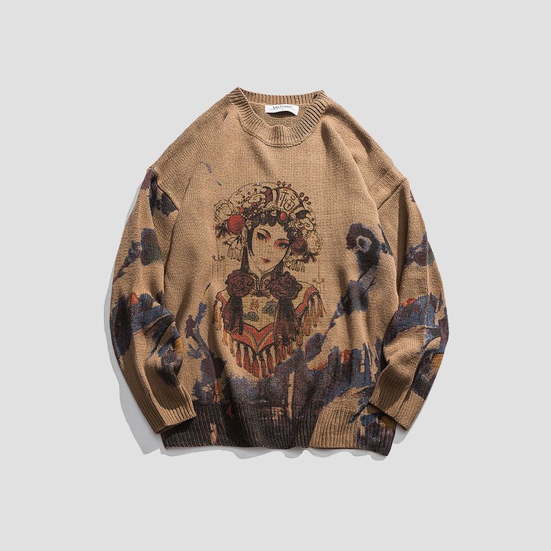 best Printed Trend Sweater Bottoming Sweater 0 shop online at M2K Trends for